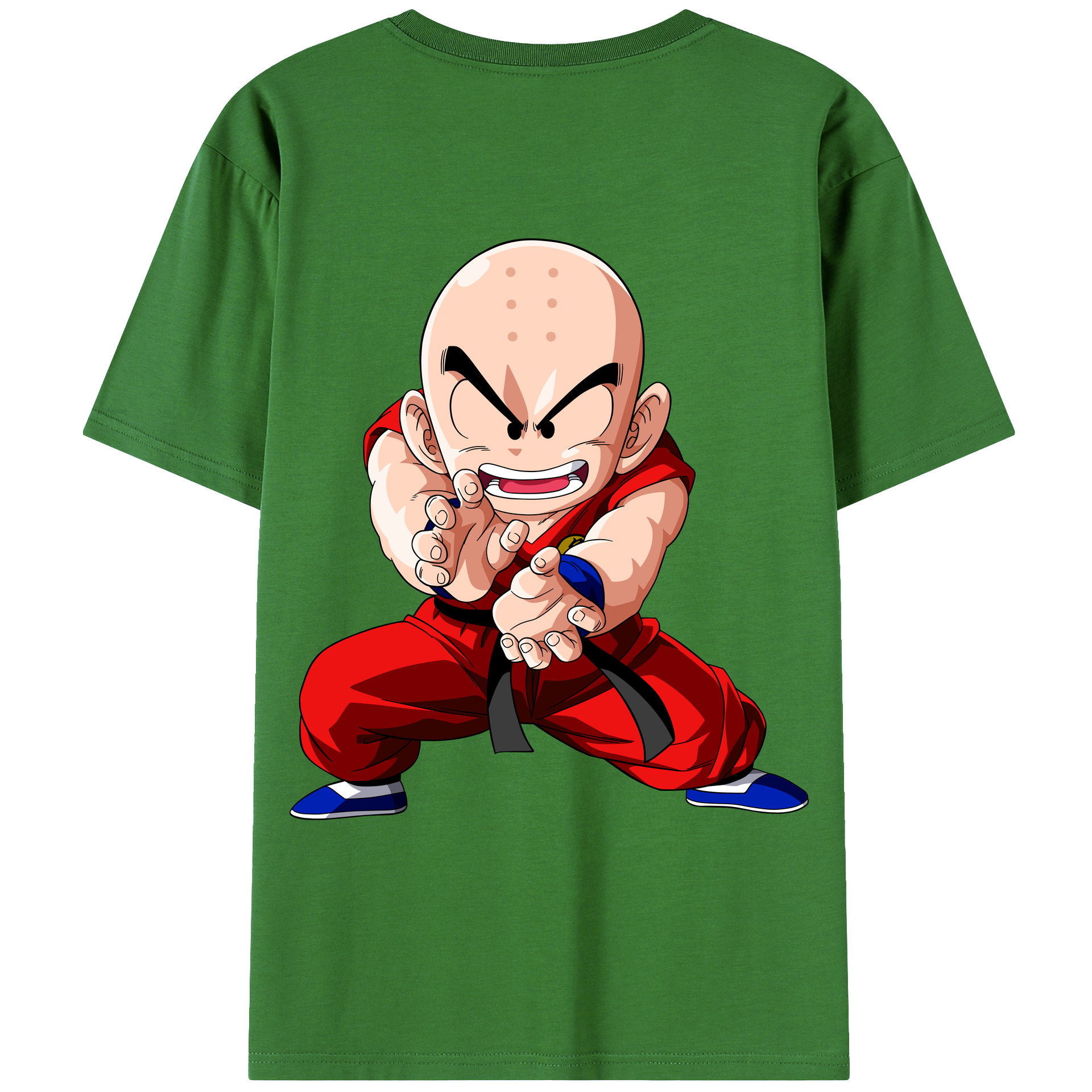 （画像用） ドラゴンボール クリリン DRAGON BALL krillin レディース半袖Tシャツ(バックプリント)